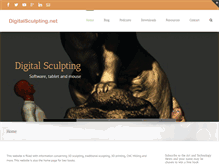 Tablet Screenshot of digitalsculpting.net